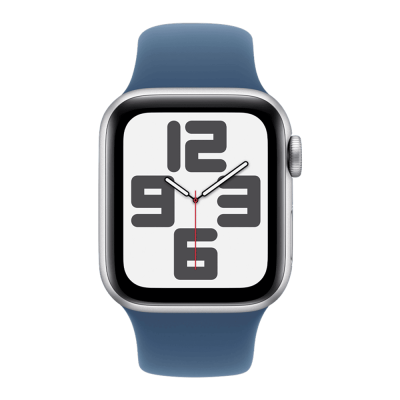Смарт-годинник Apple Watch SE 2 40mm (Silver/Aluminium Case with Denim Sport Band – M/L) (MXED3)