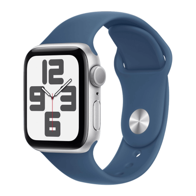 Смарт-годинник Apple Watch SE 2 40mm (Silver/Aluminium Case with Denim Sport Band – M/L) (MXED3)