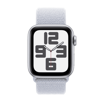 Смарт-годинник Apple Watch SE 2 40mm (Silver/Aluminium Case with Blue Cloud Sport Loop) (MXEE3)