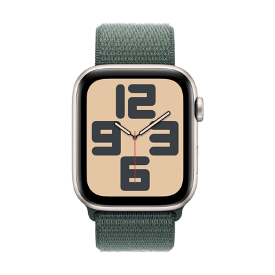 Смарт-годинник Apple Watch SE 2 40mm (Starlight/Aluminium Case with Lake Green Sport Loop) (MXEH3)