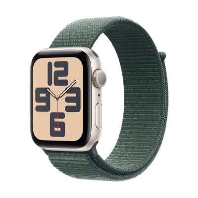 Смарт-годинник Apple Watch SE 2 40mm (Starlight/Aluminium Case with Lake Green Sport Loop) (MXEH3)