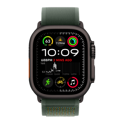 Смарт-годинник Apple Watch Ultra 2 49mm (Black/Titanium Case with Green Trail Loop – M/L)