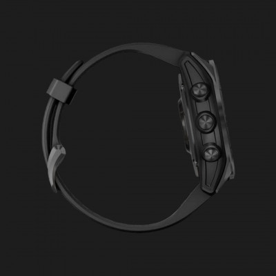 Смарт-годинник Garmin Fenix 7S Solar (Slate Gray/Black Band) (010-02539-13)