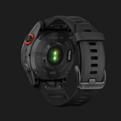 Смарт-годинник Garmin Fenix 7S Solar (Slate Gray/Black Band) (010-02539-13)