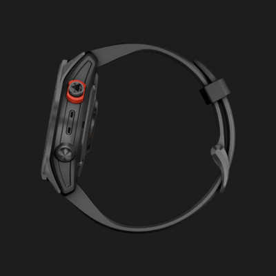 Смарт-годинник Garmin Fenix 7S Solar (Slate Gray/Black Band) (010-02539-13)
