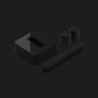Домашній кінотеатр Sonos 5.1 Beam G2, Sub & One SL (Black) (BEAMG251BLK)