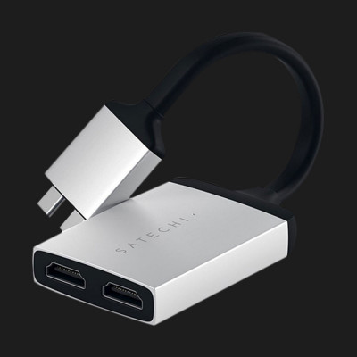 Адаптер Satechi Type-C Dual HDMI Adapter (Space Gray) (ST-TCDHAM)