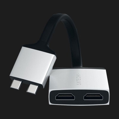 Адаптер Satechi Type-C Dual HDMI Adapter (Space Gray) (ST-TCDHAM)
