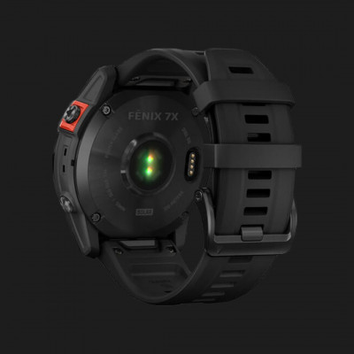 Смарт-годинник Garmin Fenix 7X Solar (Slate Gray/Black Band) (010-02541-00)