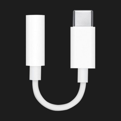 Адаптер Apple USB-C to 3.5 mm Headphone Jack Adapter (MU7E2)
