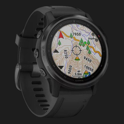 Смарт-годинник Garmin Fenix 6S (Black/Black Band) (010-02159-14)