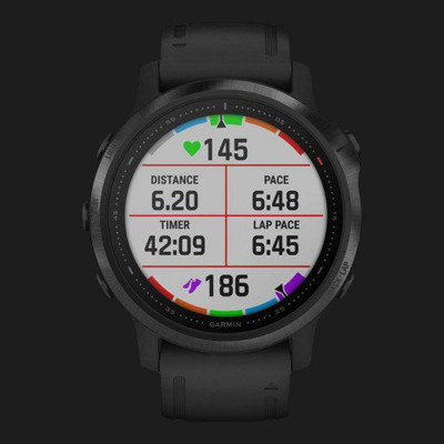 Смарт-годинник Garmin Fenix 6S (Black/Black Band) (010-02159-14)