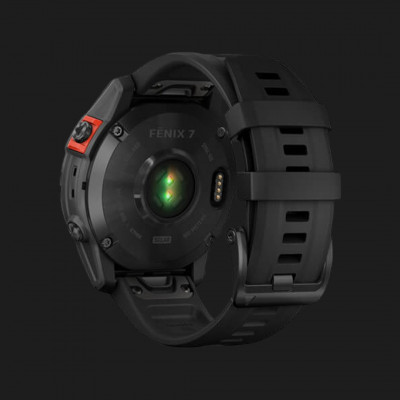 Смарт-годинник Garmin Fenix 7 Solar (Slate Gray/Black Band) (010-02540-10)