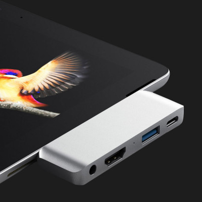 Хаб Satechi Aluminum Type-C Mobile Pro Hub (Space Gray) (ST-TCMPHM)