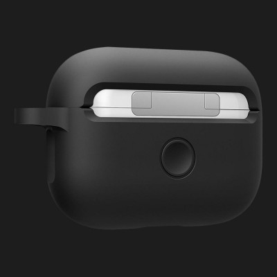 Чохол Spigen Silicone Fit для AirPods Pro (Black)