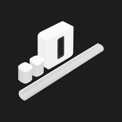 Домашній кінотеатр Sonos 5.1 Arc, Sub & One SL (White) (ARC51)