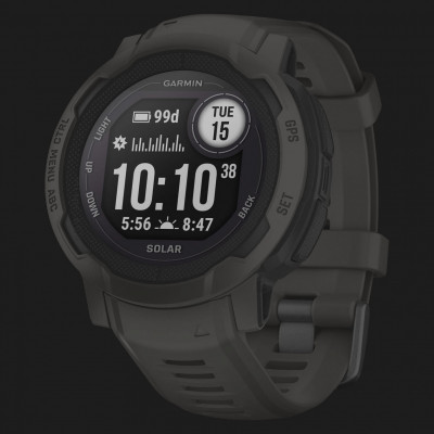 Смарт-годинник Garmin Instinct 2 Solar (Graphite) (010-02627-00)