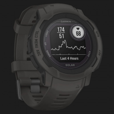 Смарт-годинник Garmin Instinct 2 Solar (Graphite) (010-02627-00)