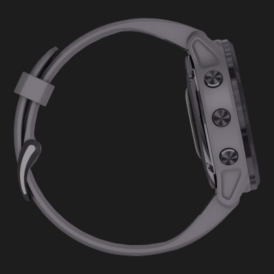 Смарт-годинник Garmin Fenix 6S Pro Solar Edition (Amethyst Steel/Shale Gray Band) (010-02409-15)
