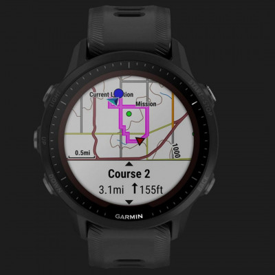 Смарт-годинник Garmin Forerunner 955 Solar (Black) (010-02638-00/20)