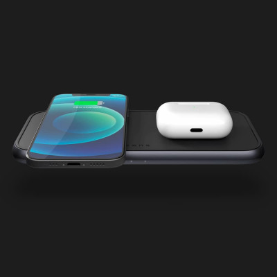 Зарядний пристрій Zens Dual Aluminium Wireless Charger (White)