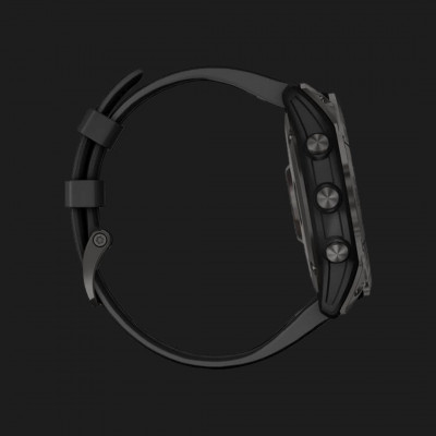 Смарт-годинник Garmin Fenix 7X Sapphire Solar (Carbon Gray DLC/Black Band) (010-02541-10)