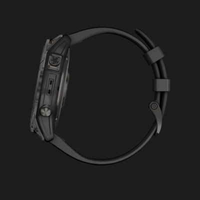 Смарт-годинник Garmin Fenix 7X Sapphire Solar (Carbon Gray DLC/Black Band) (010-02541-10)