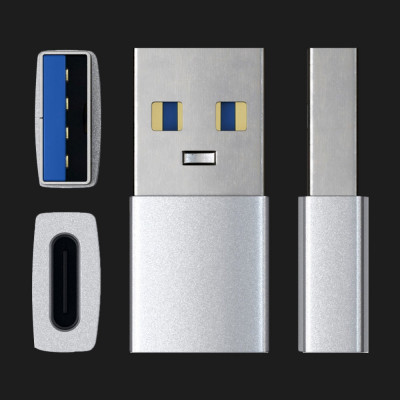 Адаптер Satechi Type-A to Type-C Adapter (Space Gray) (ST-TAUCM)