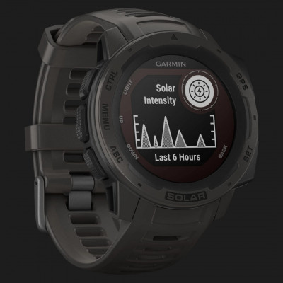 Смарт-годинник Garmin Instinct Solar (Graphite) (010-02293-00)