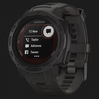 Смарт-годинник Garmin Instinct Solar (Graphite) (010-02293-00)