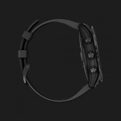 Смарт-годинник Garmin Fenix 7X Sapphire Solar (Black DLC/Black Band) (010-02541-22)