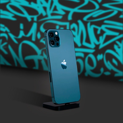 Б/у Apple iPhone 12 Pro 128GB (Pacific Blue) (Ідеальний стан)