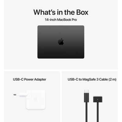 Ноутбук Apple MacBook Pro 14" M4 Pro 12CPU/16GPU/24GB/512GB SSD (Space Black) (MX2H3UA/A) UA