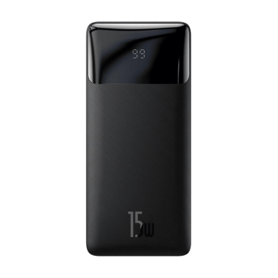 Зовнішній акумулятор Baseus Bipow Overseas 10000mAh 15W (Black) (PPBD050001)