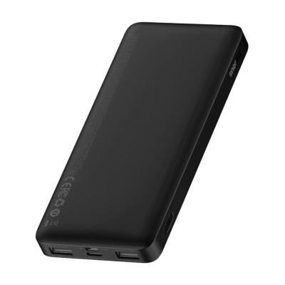 Зовнішній акумулятор Baseus Bipow Overseas 10000mAh 15W (Black) (PPBD050001)