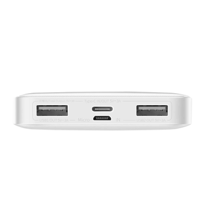 Зовнішній акумулятор Baseus Bipow Overseas 10000mAh 15W (White) (PPBD050002)