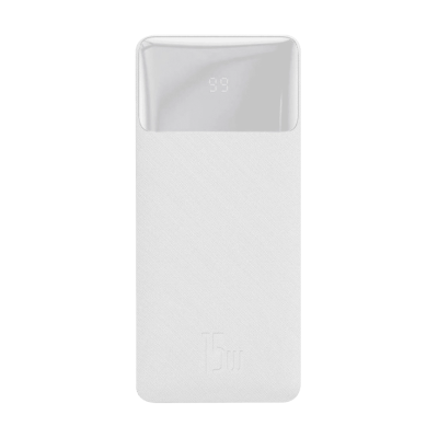 Зовнішній акумулятор Baseus Bipow Overseas 20000mAh 15W (White) (PPBD050102)