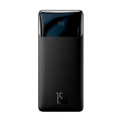 Зовнішній акумулятор Baseus Bipow Overseas 30000mAh 15W (Black) (PPBD050201)