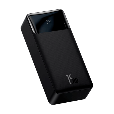 Зовнішній акумулятор Baseus Bipow Overseas 30000mAh 15W (Black) (PPBD050201)