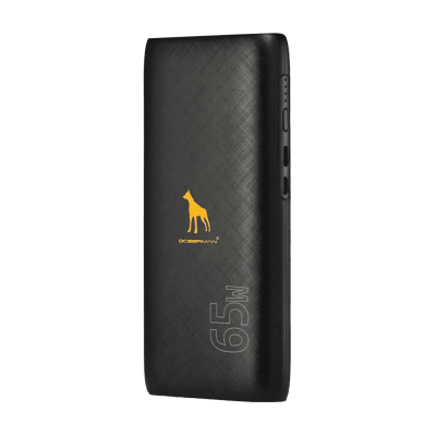 Зовнішній акумулятор Doberman 20000mAh 65W (Black)
