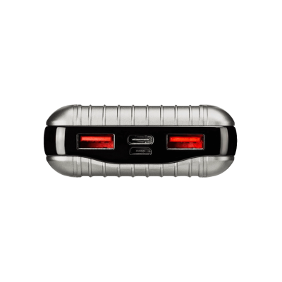 Зовнішній акумулятор Krazi Air MaQ 20000mAh QC+PD 65W (Silver) (KZ-PB001)