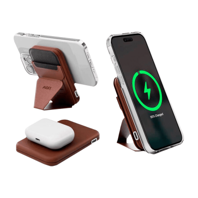 Додаткова батарея Moft Snap Battery with MagSafe 3400mAh (Brown) (MD015-1-BR)