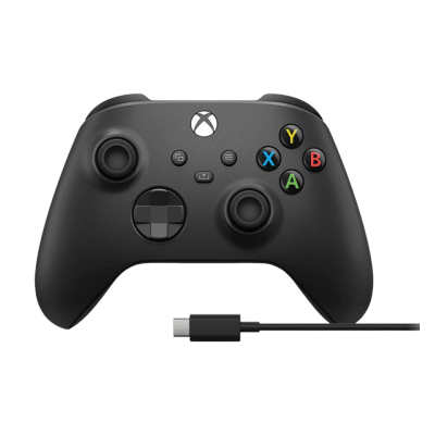 Геймпад Microsoft Xbox Series X/S Wireless Controller (Carbon Black) + USB Type-C