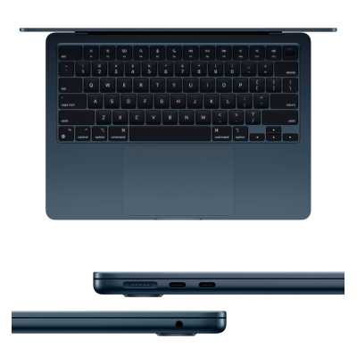 Ноутбук Apple MacBook Air 13" M3/8CPU/10GPU/16GB/1TB SSD (Midnight) (Z1BC00145)
