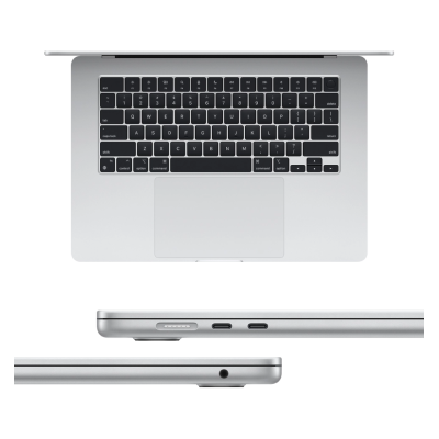 Ноутбук Apple MacBook Air 15" M3/8CPU/10GPU/24GB/512GB SSD (Silver) (Z1BR000KL)