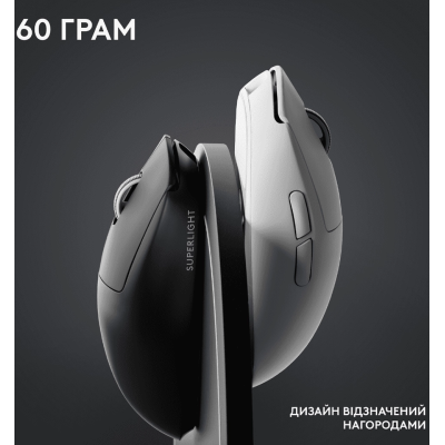 Миша Logitech G Pro X Superlight 2 Lightspeed (White) (910-006638)
