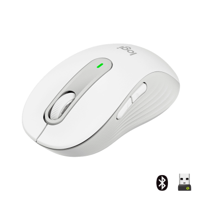 Миша Logitech Signature M650 L Wireless (Off-White) (910-006238)