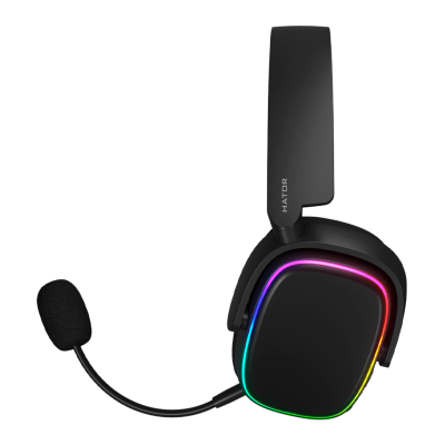 Навушники Hator Phoenix Wireless RGB Tri-mode (Black) (HTA-870)