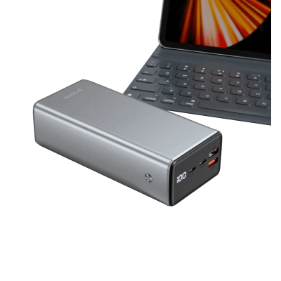 Зовнішній акумулятор Proove Metalskin 30000mAh 65W (Gray)