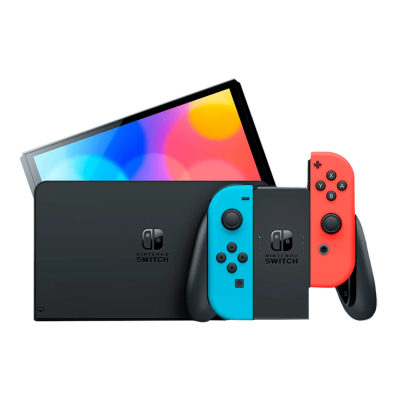 Ігрова приставка Nintendo Switch OLED (Neon Blue & Neon Red Joy-Con)
